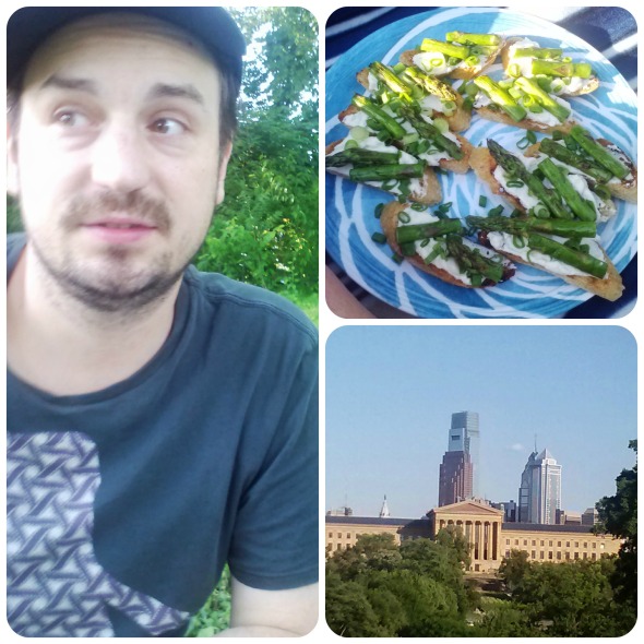 We went on a fun picnic on Sunday as well and enjoyed more asparagus along with a great view of the museum. True benefit of our neighborhood!